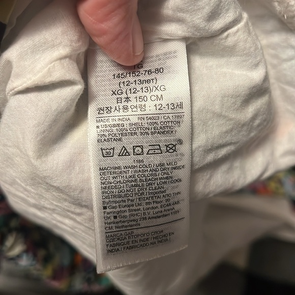 GAP Floral Puffy Sleeved dress size XL - Picture 12 of 12